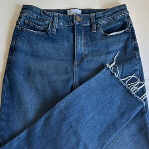 Daily Ritual Dark Blue Cropped Jeans